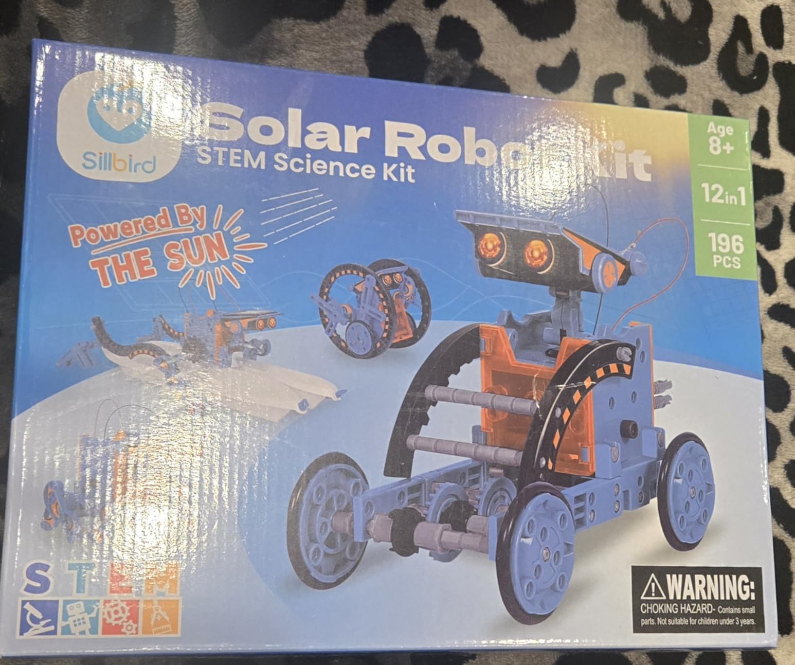Sillbird 12-in-1 Solar Robot Building Kit STEM Gift for Boys Ages 8-13 | Powered by the Sun, Engineering Skills, DIY Educational Kit, Birthday Presents for Kids, Buildable Learning Set, 190 Pieces customer photo 1