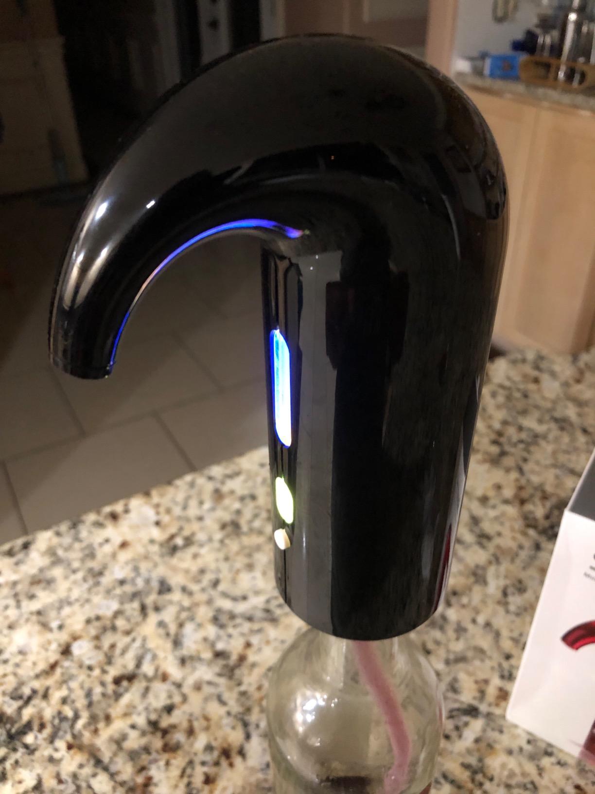 Wine Aerator Electric Wine Decanter One Touch Red-White Wine Accessories Aeration Work with Wine Opener customer photo 1