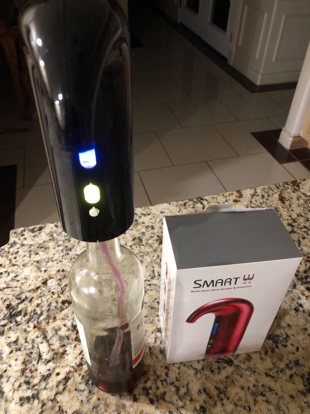 Wine Aerator Electric Wine Decanter One Touch Red-White Wine Accessories Aeration Work with Wine Opener customer photo 2