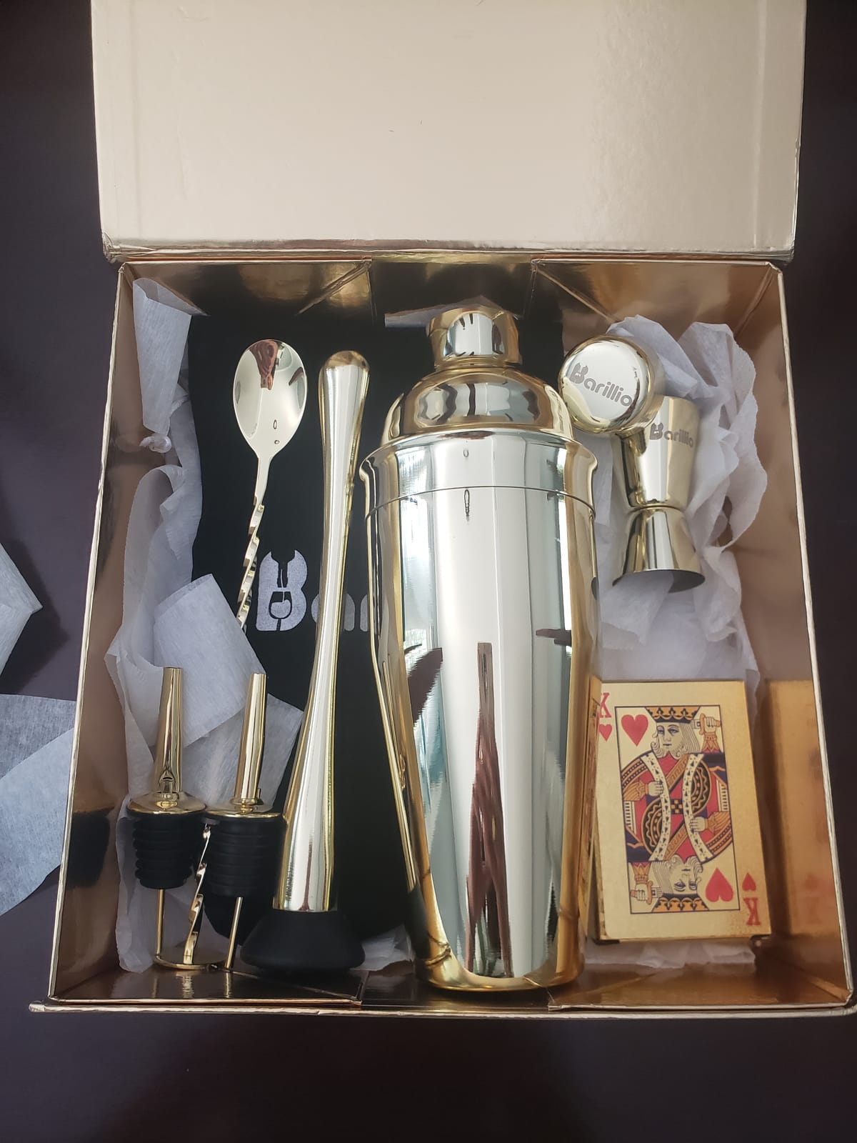 Barillio Rose Gold Mixology Bartender Kit - 8 pcs Stainless Steel Travel Cocktail Shaker Set with Bag - Copper Bar Tools Set | Martini Shaker, Drink Mixer Spoon & Mojito Muddler, Pourers & Jigger customer photo 2