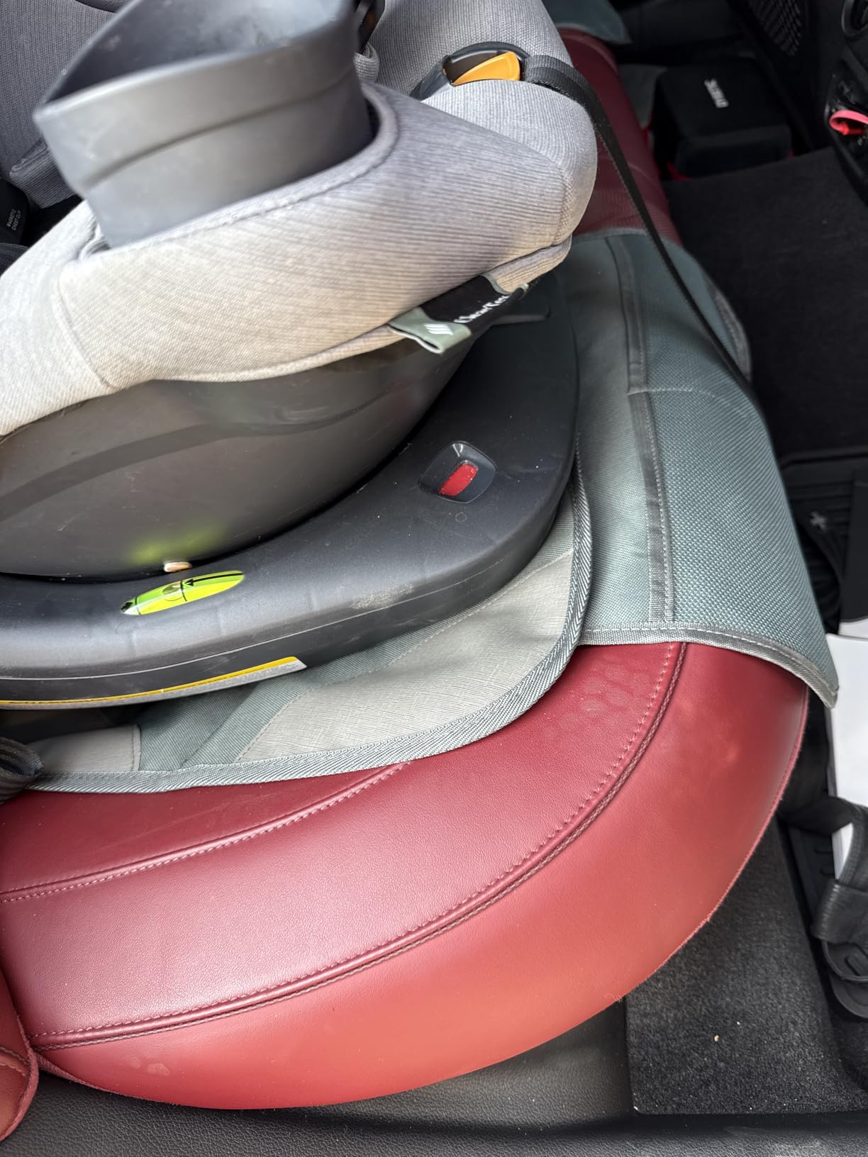 SMART ELF Car Seat Protector, Thickest Padding and Non-Slip Backing 2Pack | Waterproof Car Seat Cover 2 Mesh Pockets for Baby and Pet, Easy to Install and Remove Folds for Storage, Sedan SUV Truck customer photo 1