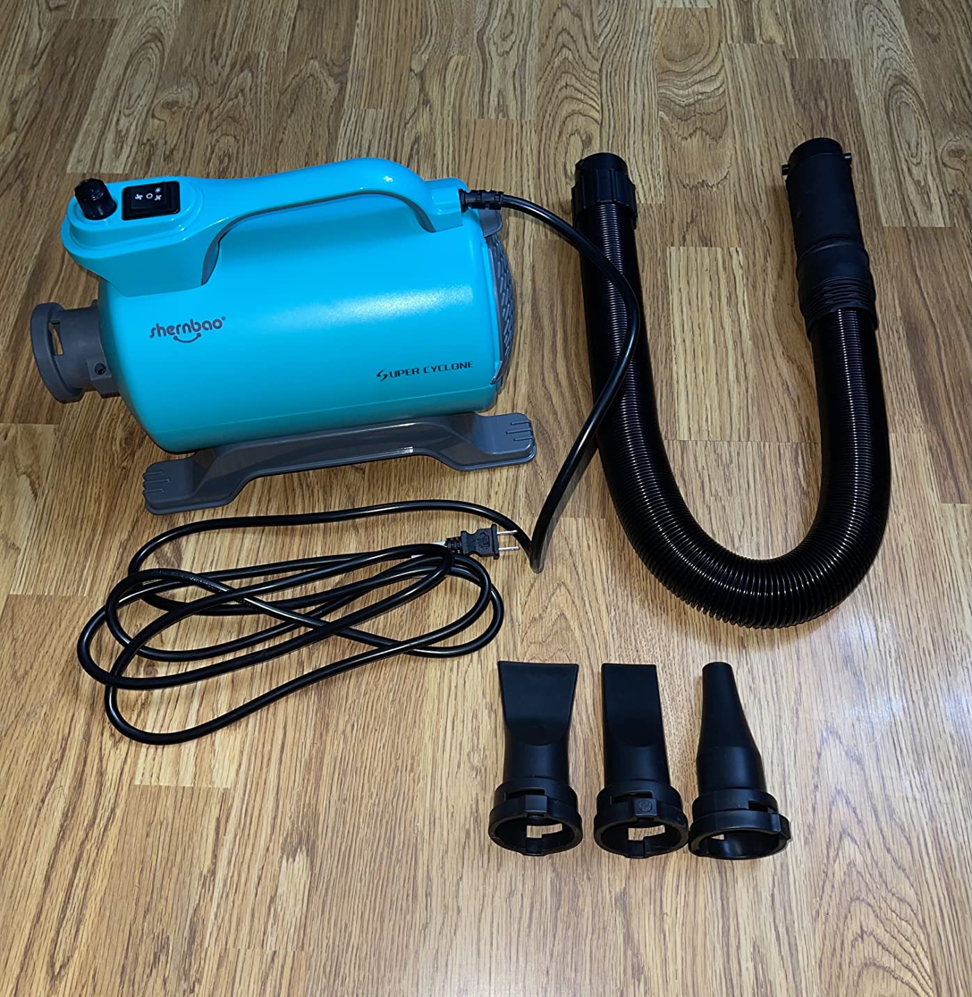 Dog Dryer High Velocity Pet Dog Grooming Force Hair Dryer/Blower 5.0HP | Super cyclone 5.0HP high velocity blower dryer for professional dog pet grooming, purple SHD-2600P customer photo 2