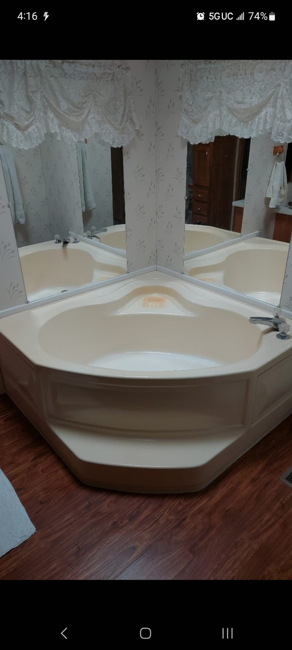 ANZZI Walk In Tub, 27 X 53 In, Right Drain, 12 Whirlpool & 18 Air Jets | Soothing Hydrotherapy Targeted 12 And 18 Acu Stream Work, Integrated Grab Bars Slip Resistant Flooring customer photo 2