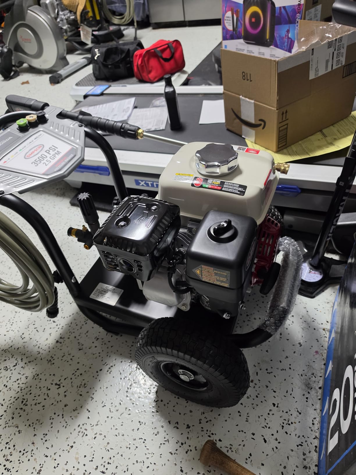 Simpson PowerShot 3500 PSI Gas Pressure Washer, 2.5 GPM, Honda GX200 Engine customer photo 2