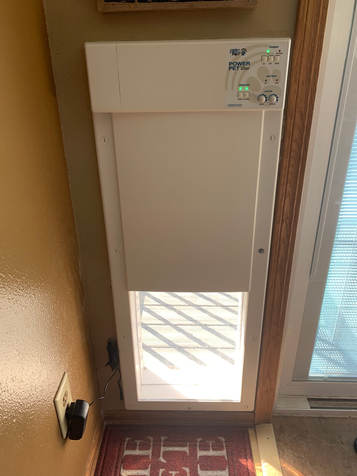 Power Pet Smart Automatic Electronic Pet Door by High Tech Pet (Wall Mount, Large, Non-WiFi) customer photo 2