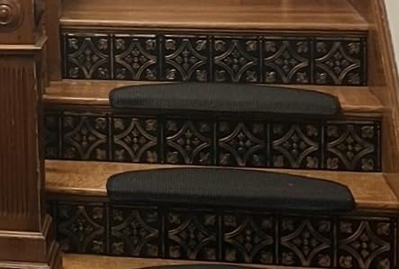 Tin Wall Tiles 24x24 Nail-Up, Stair Risers, Metal Ceiling Tiles, 5 Pack (Antique White) customer photo 1