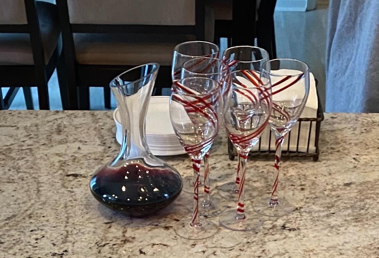 Godinger Wine Decanter Carafe, Hand Blown Wine Decanter Aerator - Wine Gifts customer photo 1
