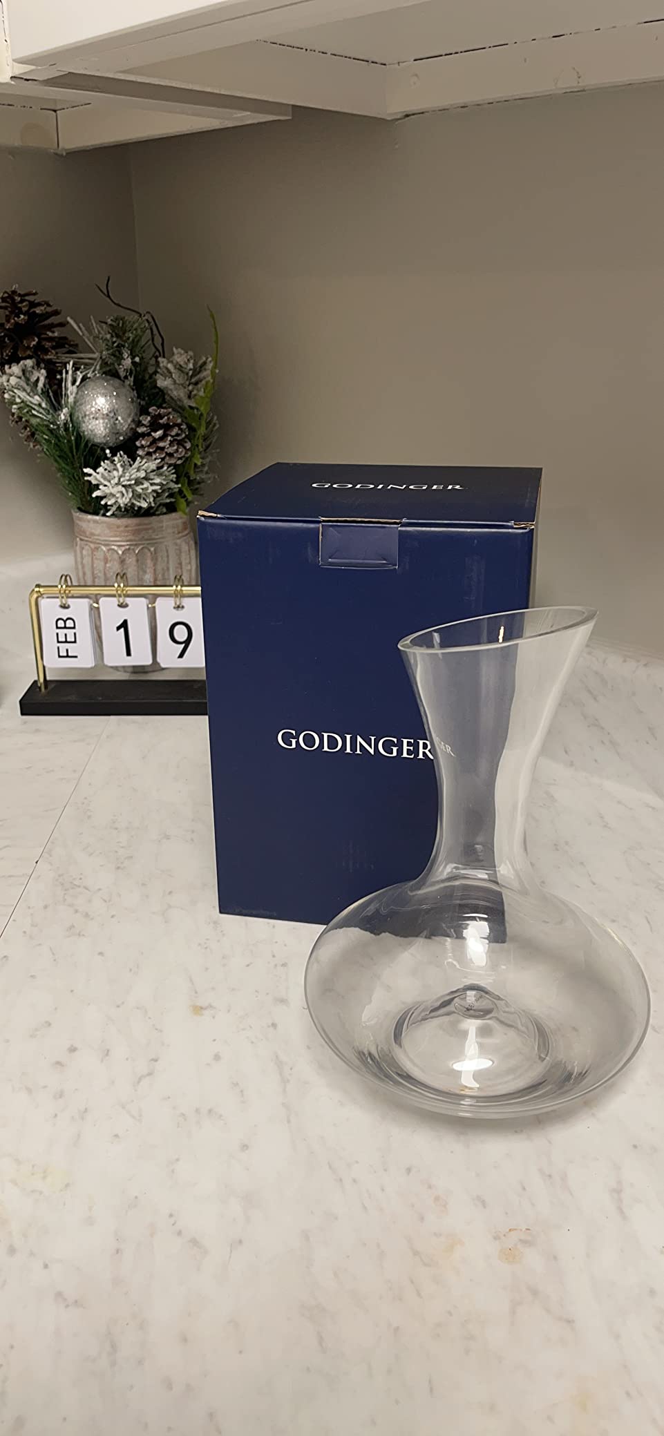 Godinger Wine Decanter Carafe, Hand Blown Wine Decanter Aerator - Wine Gifts customer photo 2