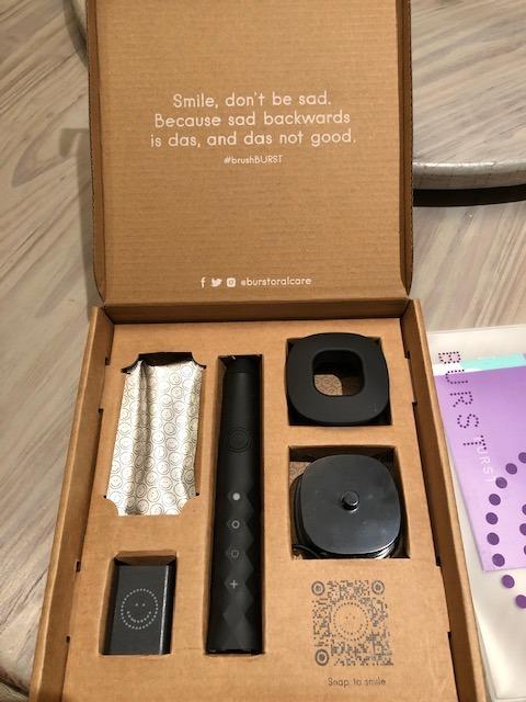 Burst Original Sonic Electric Toothbrush for Adults (Black) | Rechargeable Electric Sonic Toothbrush | Soft Bristle Deep Clean Stain & Plaque Removal | 3 Modes: Teeth Whitening, Sensitive & Massage customer photo 1