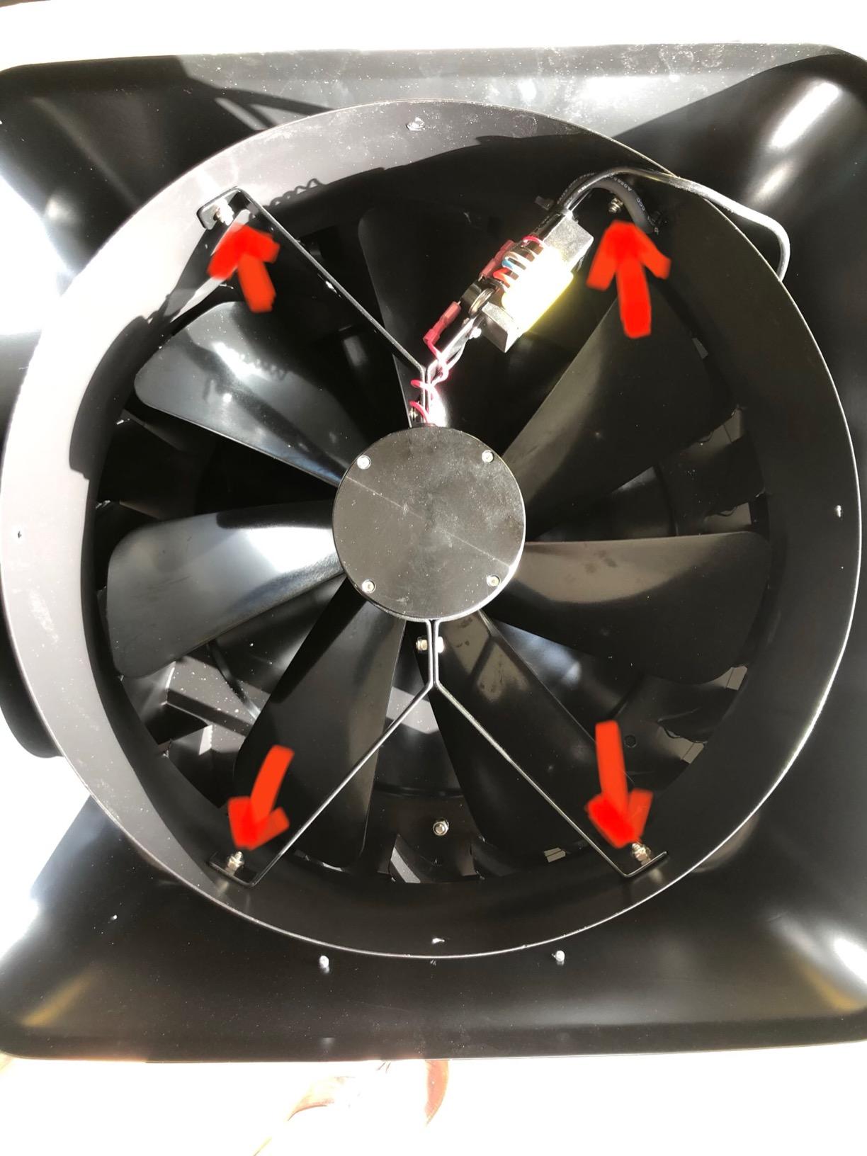 QuietCool AFR SLR-40 Roof Mount Solar Attic Fan - 40 Watt Adjustable Panel - Included AC/DC Inverter for 24/7 Runtime - Thermostat Controlled customer photo 2
