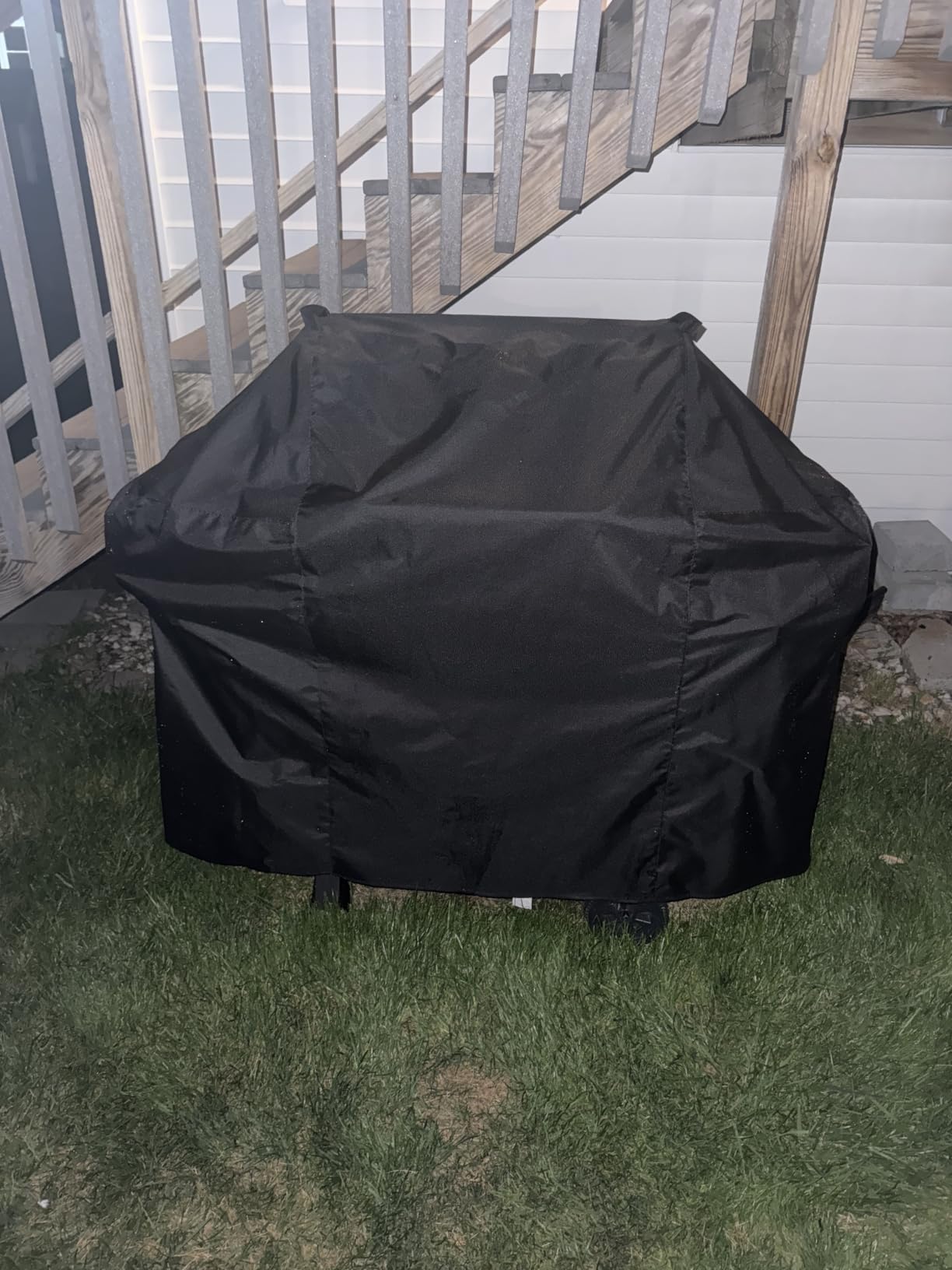 Unicook 58 Inch Grill Cover for Weber Genesis II, LX 300 Series and Genesis 300 Series Gas Grills, Heavy Duty Waterproof Fade Resistant BBQ Cover, All Weather Protection, Compared to Weber 7130 customer photo 1
