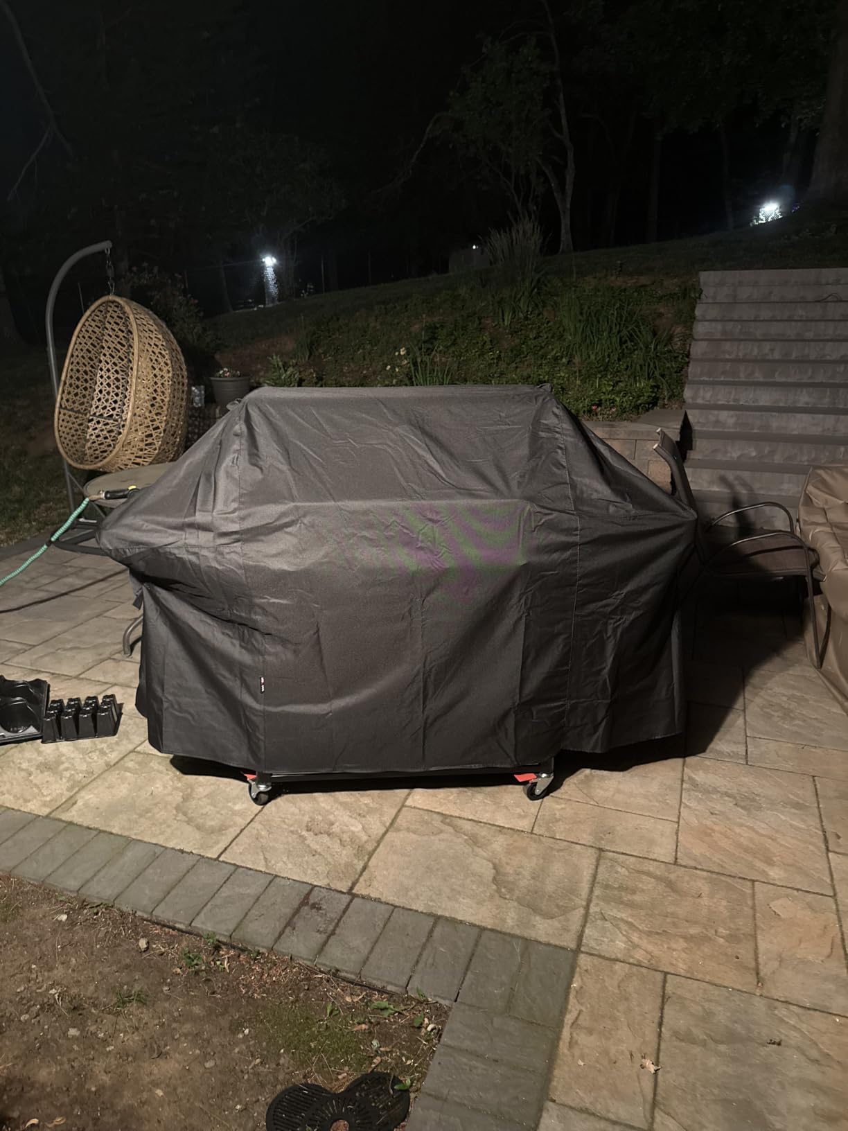 Unicook 58 Inch Grill Cover for Weber Genesis II, LX 300 Series and Genesis 300 Series Gas Grills, Heavy Duty Waterproof Fade Resistant BBQ Cover, All Weather Protection, Compared to Weber 7130 customer photo 2