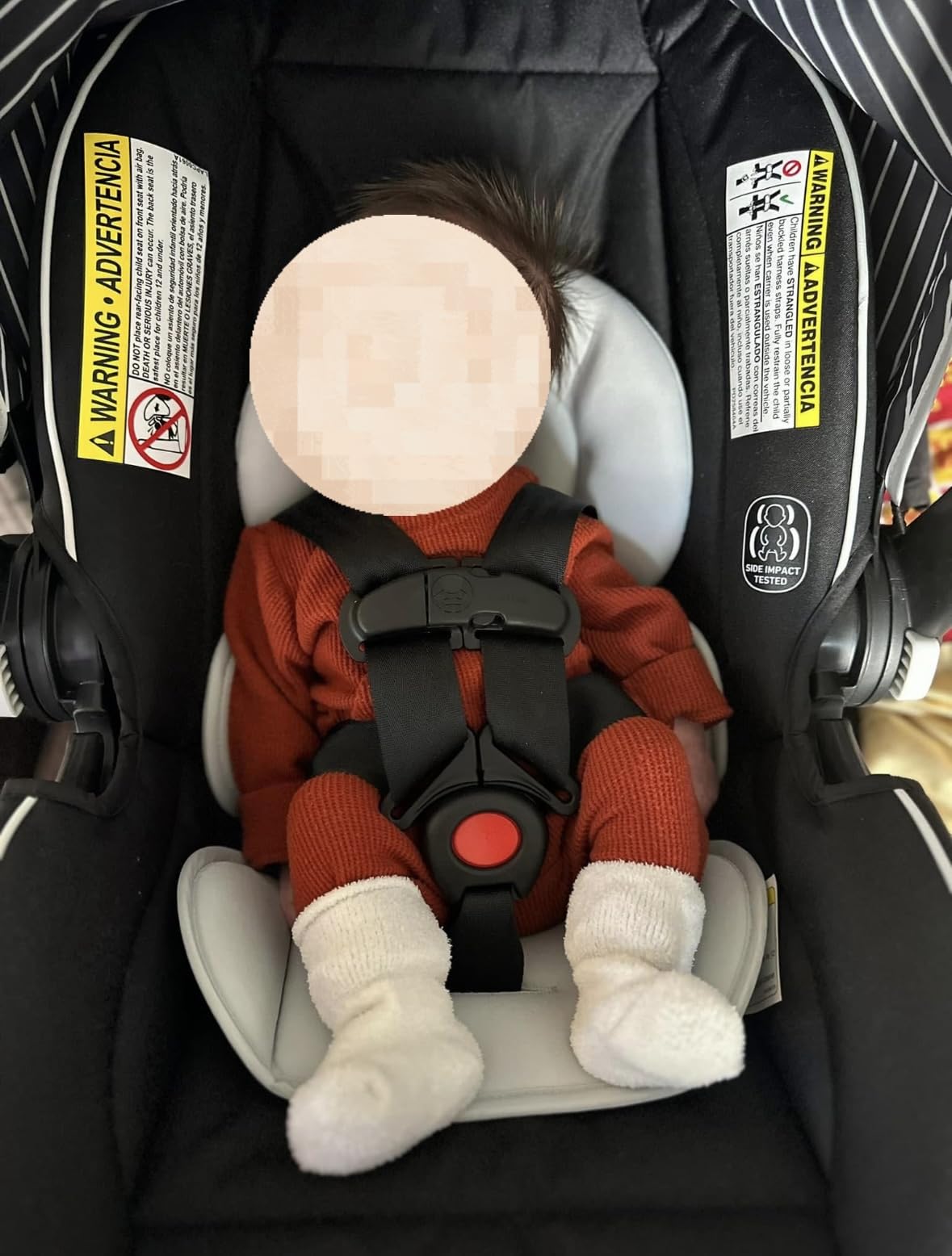 Graco SnugRide Lite LX Infant Car Seat, Lightweight Rear-Facing Seat for Babies 4-30 lb, 4-Position Adjustable Base, Latch Installation & ProtectPlus Engineered, Studio customer photo 2