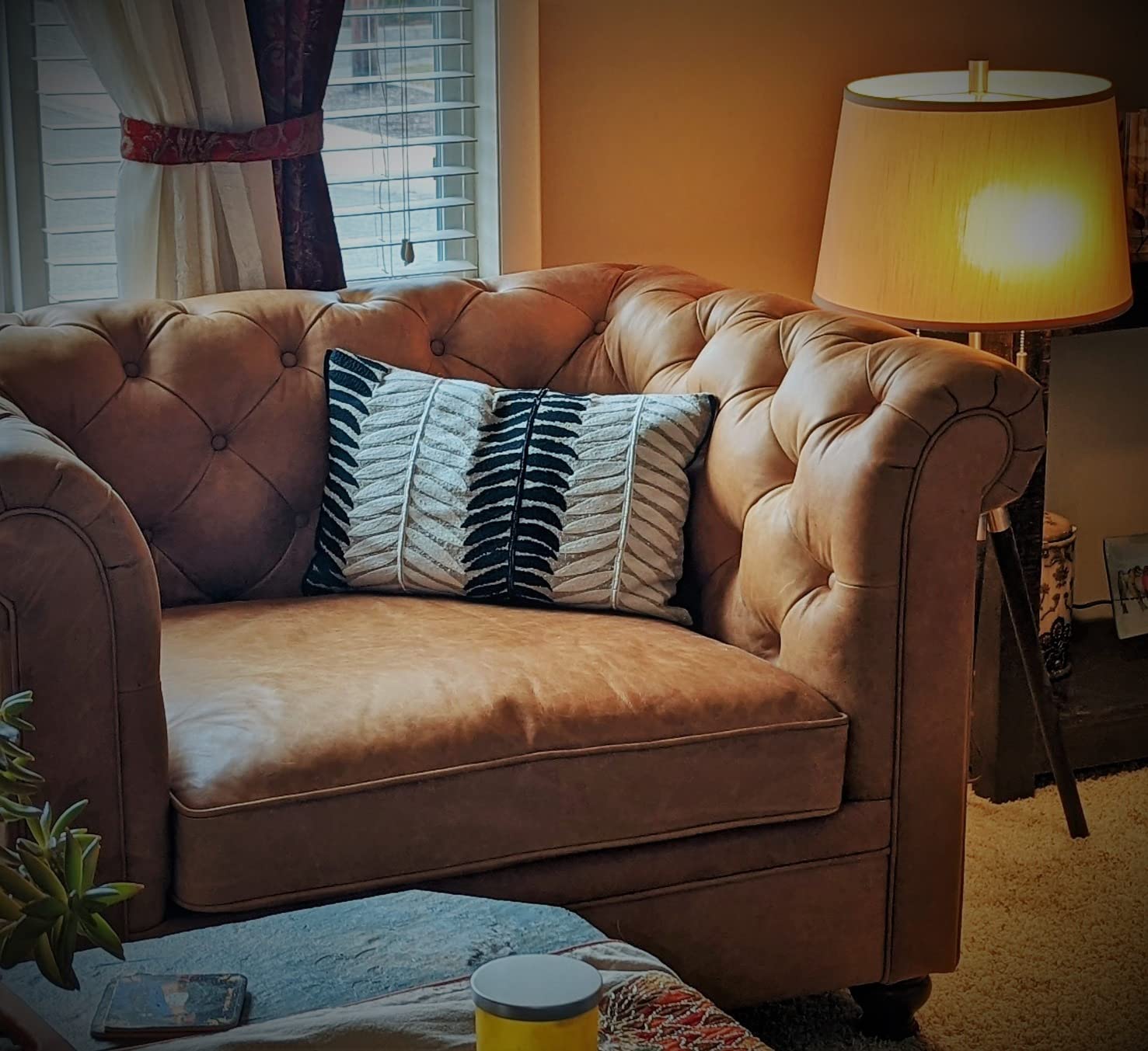 Poly & Bark Lyon Leather Lounge Chair 49