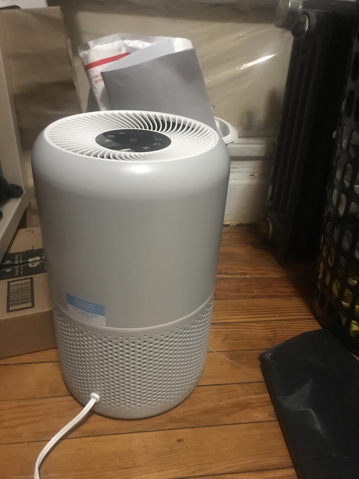 LEVOIT Air Purifier for Pets, Home, Large Rooms, and Bedrooms, HEPA Sleep Mode, AHAM VERIFIDE, Efficient Filter for Pet Dander, Odors, Captures Smoke, Dust, Mold, Pollen, Pet Lock, Core P350-P, Grey customer photo 1