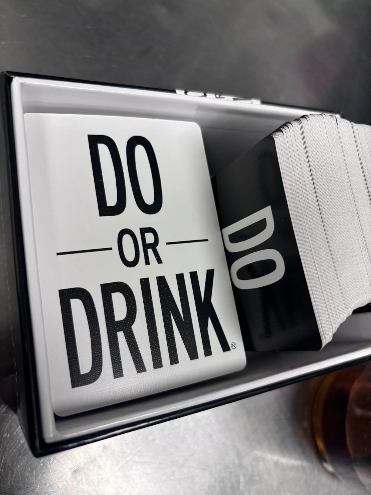 Do or Drink Drinking Card Games for Adults - Fun Adult Games for Game Night & Parties - 21st Birthday Gift & Bachelorette Party Games with 350 Cards & 175 Challenges that Will Get You Drinking customer photo 2