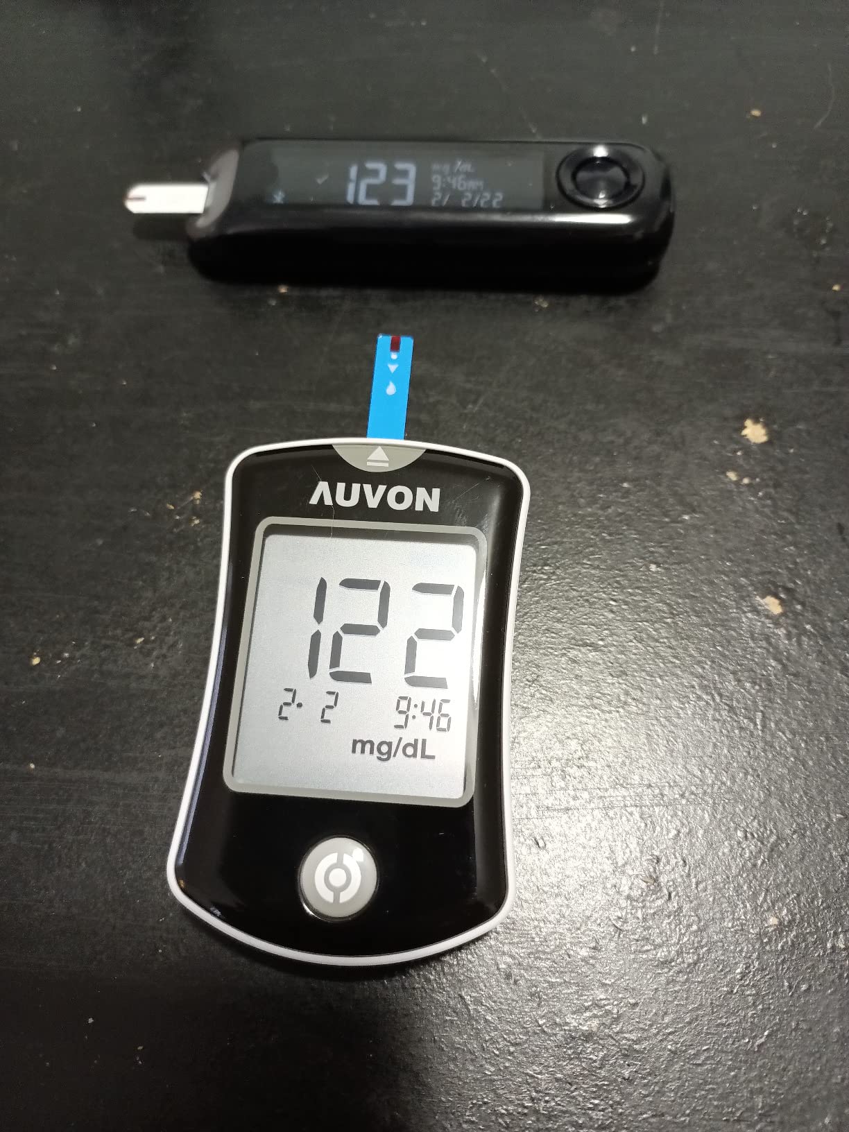 AUVON Blood Glucose Monitor Kit for Accurate Test, 100 Strips, No Coding | Diabetes Testing Kit with 100 Glucometer Strips, 100 30G Lancets and Lancing Devices, DS-W Portable Sugar Test Kit customer photo 1