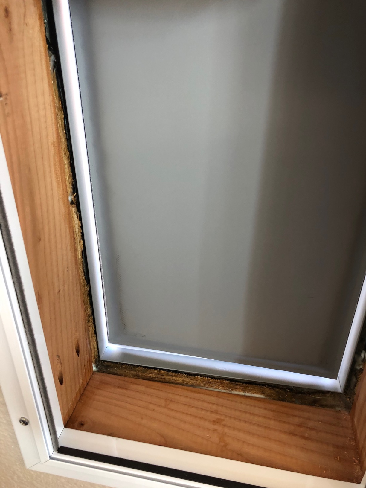 PetSafe Extreme Weather Aluminum Dog Door, 3-Flap Insulated, X-Large | Energy-Efficient, Blocks 3x More Thermal Loss, Reinforced Aluminum Frame, Magnetic Seal on Flap customer photo 2