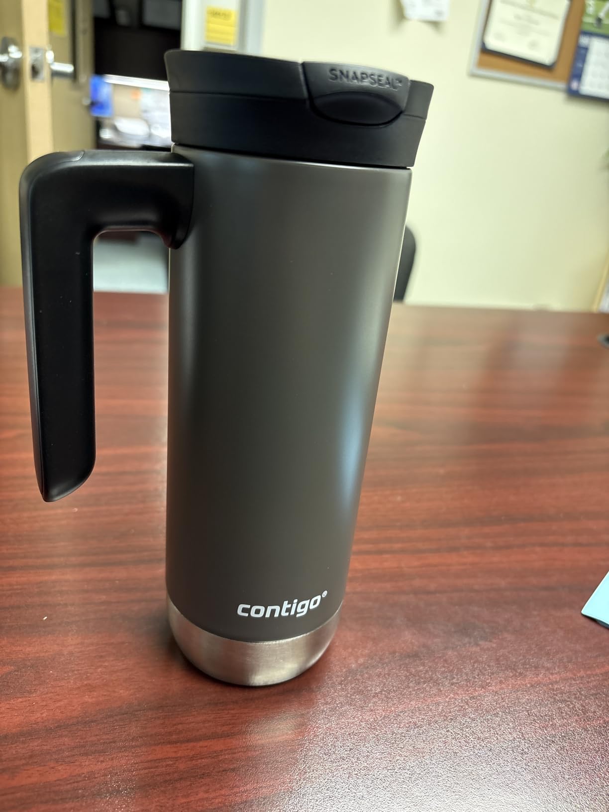 Contigo Superior 2.0 Stainless Steel Travel Mug with Handle with SNAPSEAL Lid, 20oz. customer photo 2