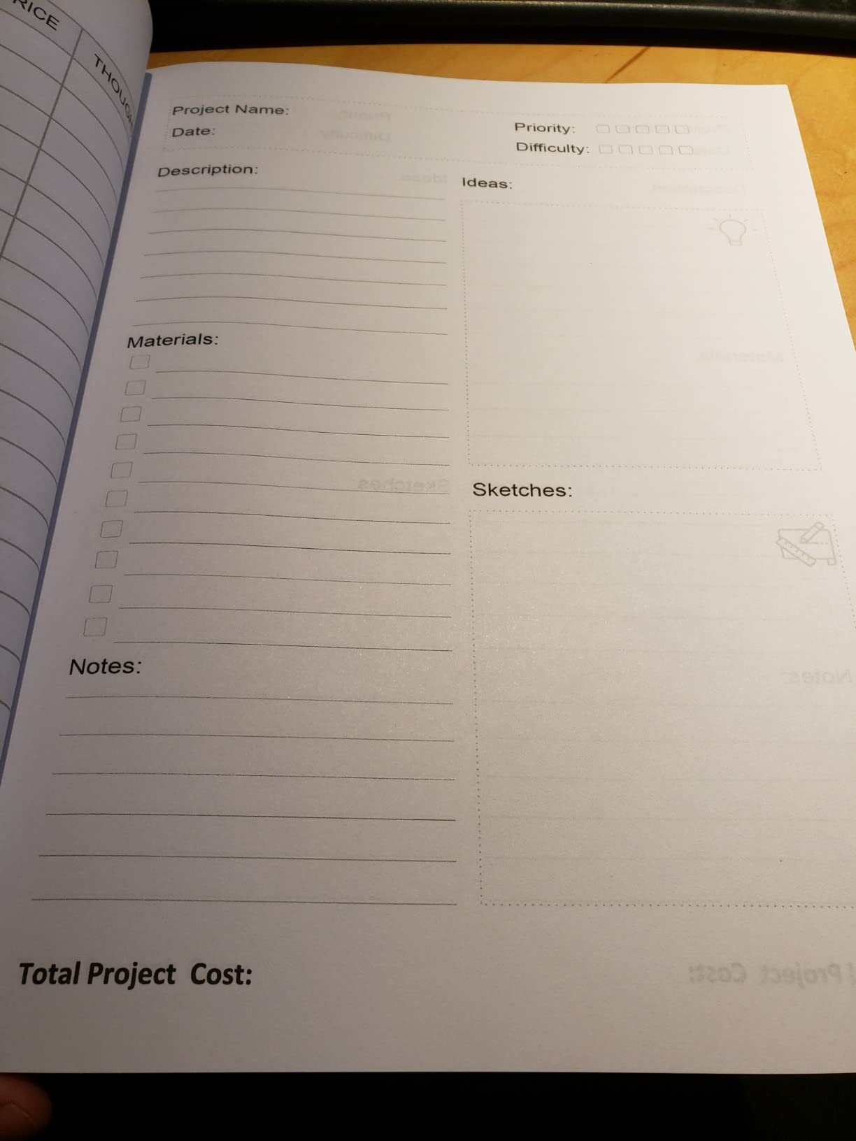 Project Planner: Handy Home Improvement DIY Organizer | With Project/Task To Do Checklist - Plan Each Project With Ideas, Sketches, Materials & Rating, Etc | For 100 Home Projects customer photo 1
