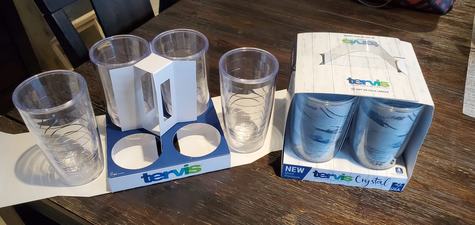Tervis Plastic Made in USA Double Walled Kelly Ventura Insulated Tumbler Cup Keeps Drinks Cold & Hot, 16oz 4pk, Currents customer photo 1