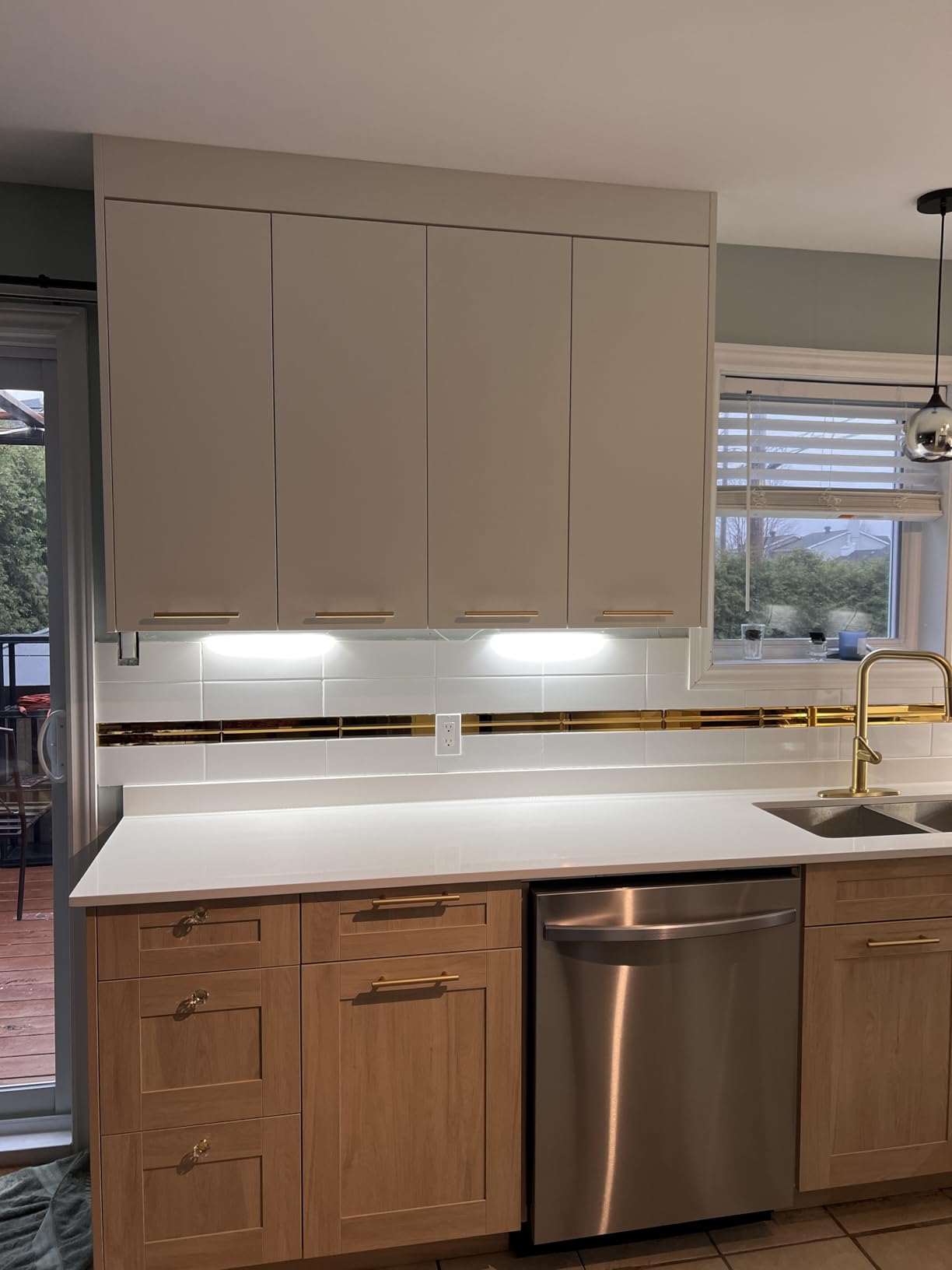 Beveled Mirror Tile, 3x12 Inch Mirror Subway Tiles for Kitchen Backsplash Bathroom Shower Wall 24 Pcs, 6 SQ.FT customer photo 2