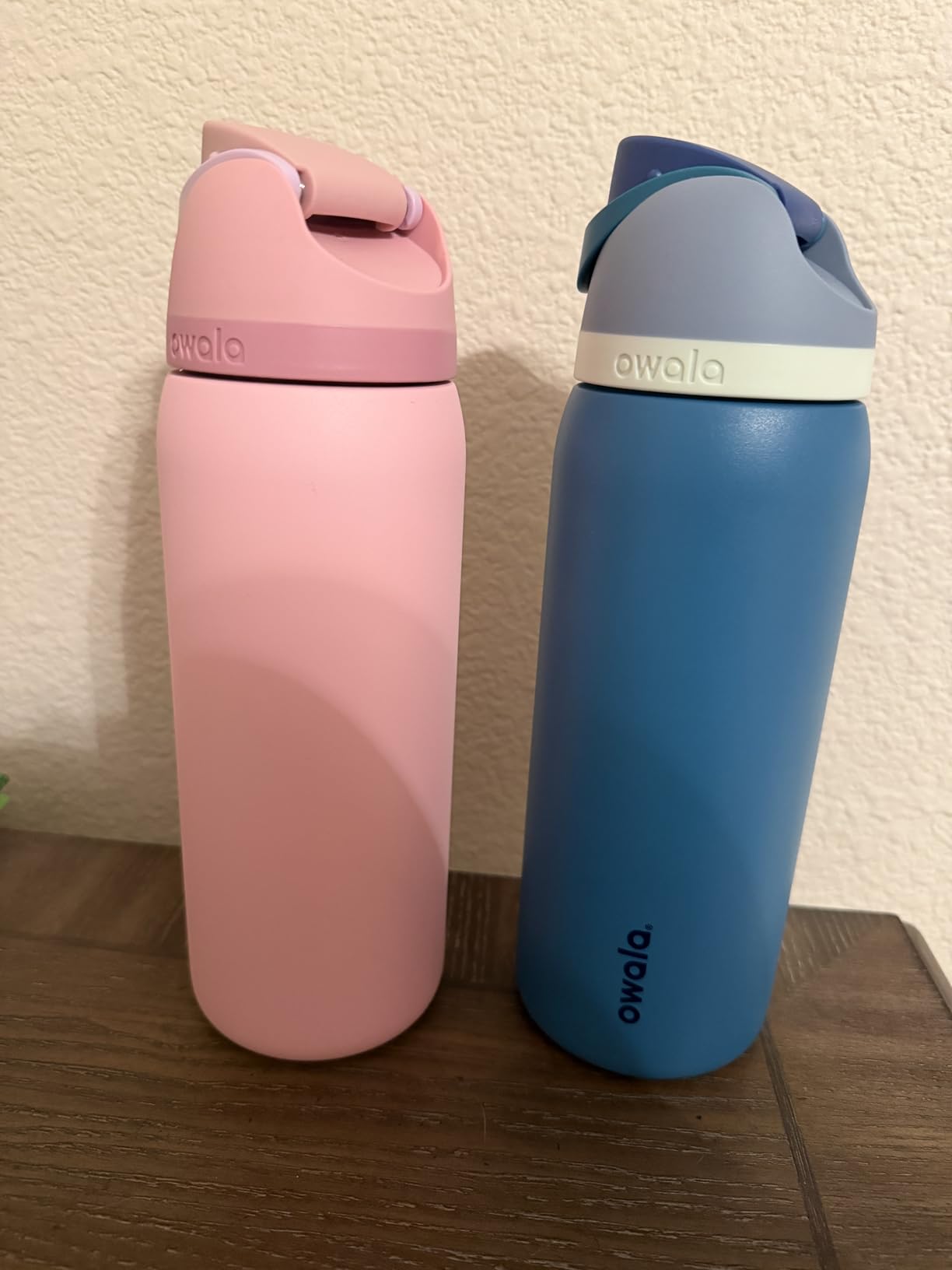 Owala FreeSip Stainless Steel Water Bottle 24 oz, Insulated, BPA-Free, Very, Very Dark customer photo 1