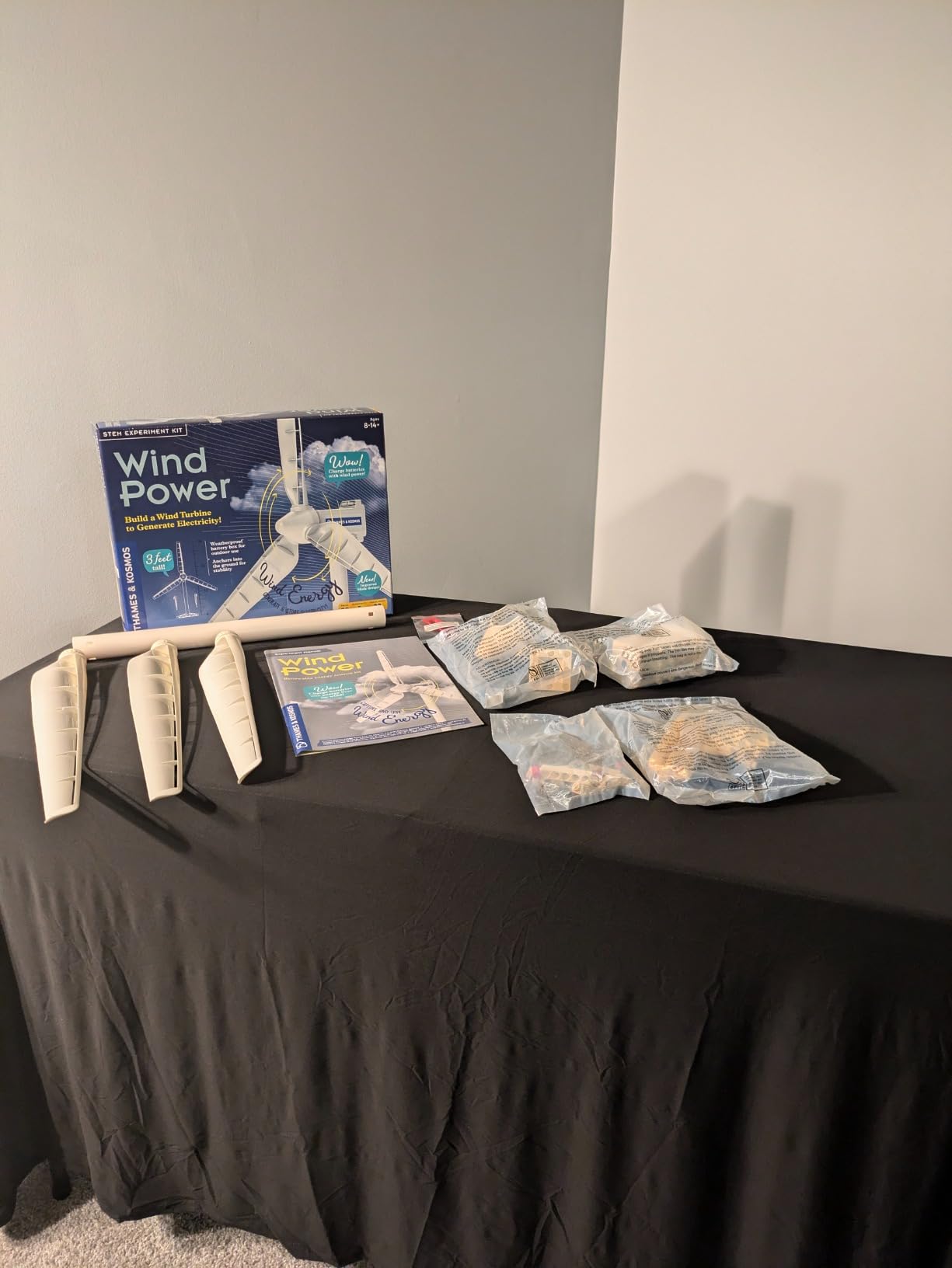 Thames & Kosmos Wind Power V4.0 STEM Experiment Kit | Build a 3ft Wind Turbine to Generate Electricity | Learn About Renewable Energy & Power a Small Model Car | Weatherproof for Outdoor Use customer photo 1