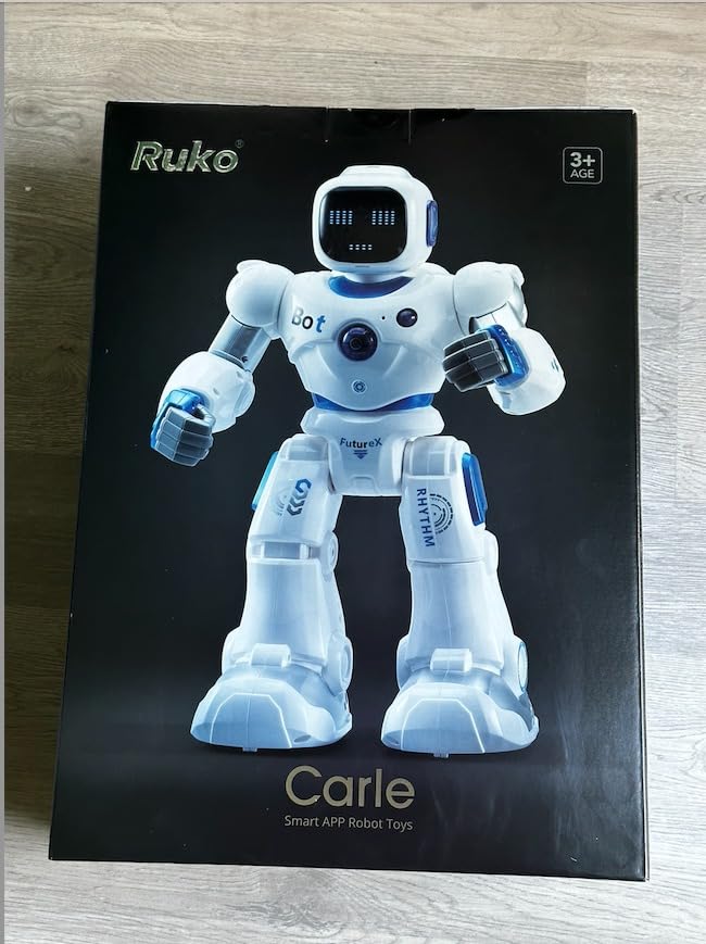 Ruko 1088 Smart Robot Toy for Kids, Large Programmable Interactive Gift | Support Remote Control & App Control & Voice Command, Birthday Gift for Boys & Girls Ages 4-9, Blue customer photo 2