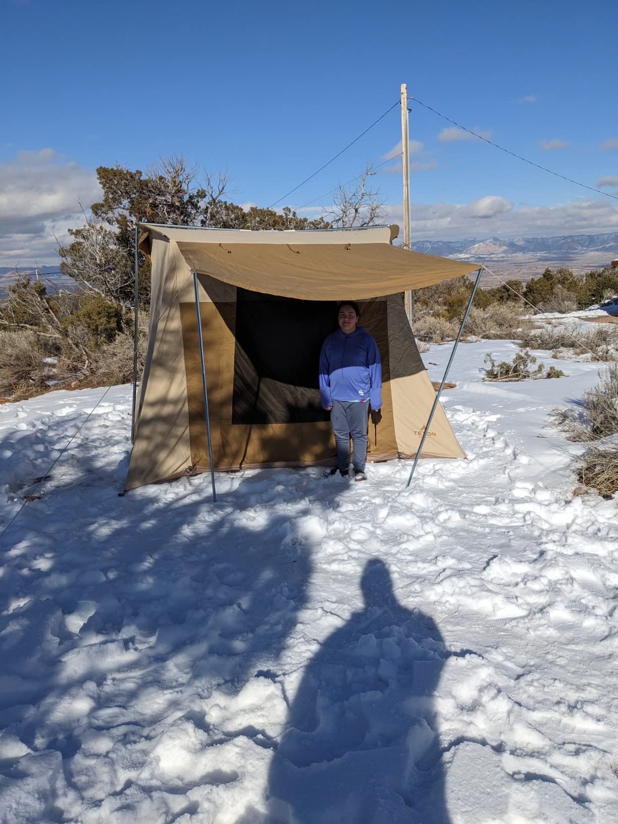 Teton Sports Canvas Tent - Family Camping in All Seasons, Waterproof Base Camp Shelter customer photo 1