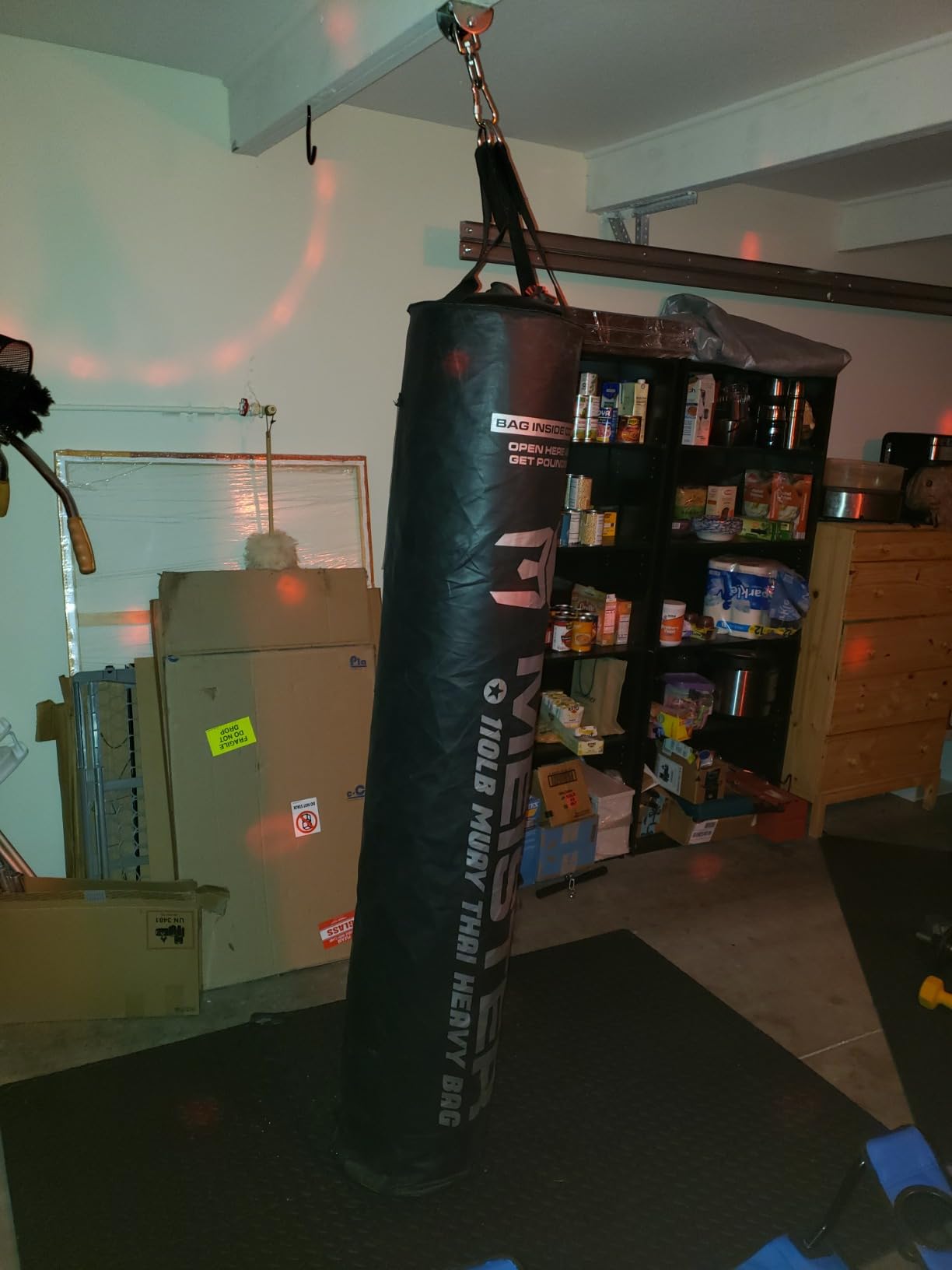Meister 110lb Filled Muay Thai Heavy Bag for MMA & Kickboxing | Professional 72