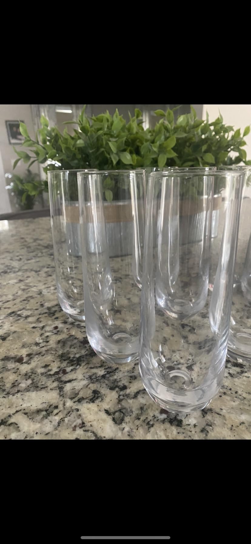 JoyJolt Milo Stemless Champagne Flutes Set of 8 Crystal Glasses, 9.5oz customer photo 2