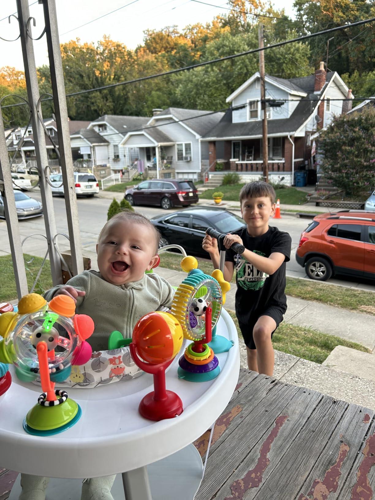 Smart Steps Bounce N' Play 3-in-1 Activity Center, Woodland Walk customer photo 2