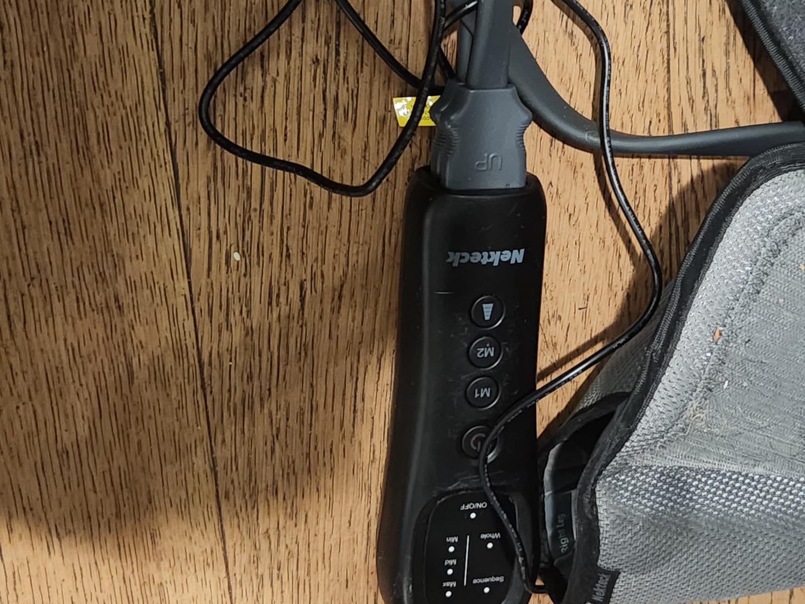 Nekteck Leg Compression Massager for Circulation and Relaxation | FSA Eligible HSA Foot and Calf Massage, 2 Modes, 3 Intensities, 20 Mins Auto-Off customer photo 1