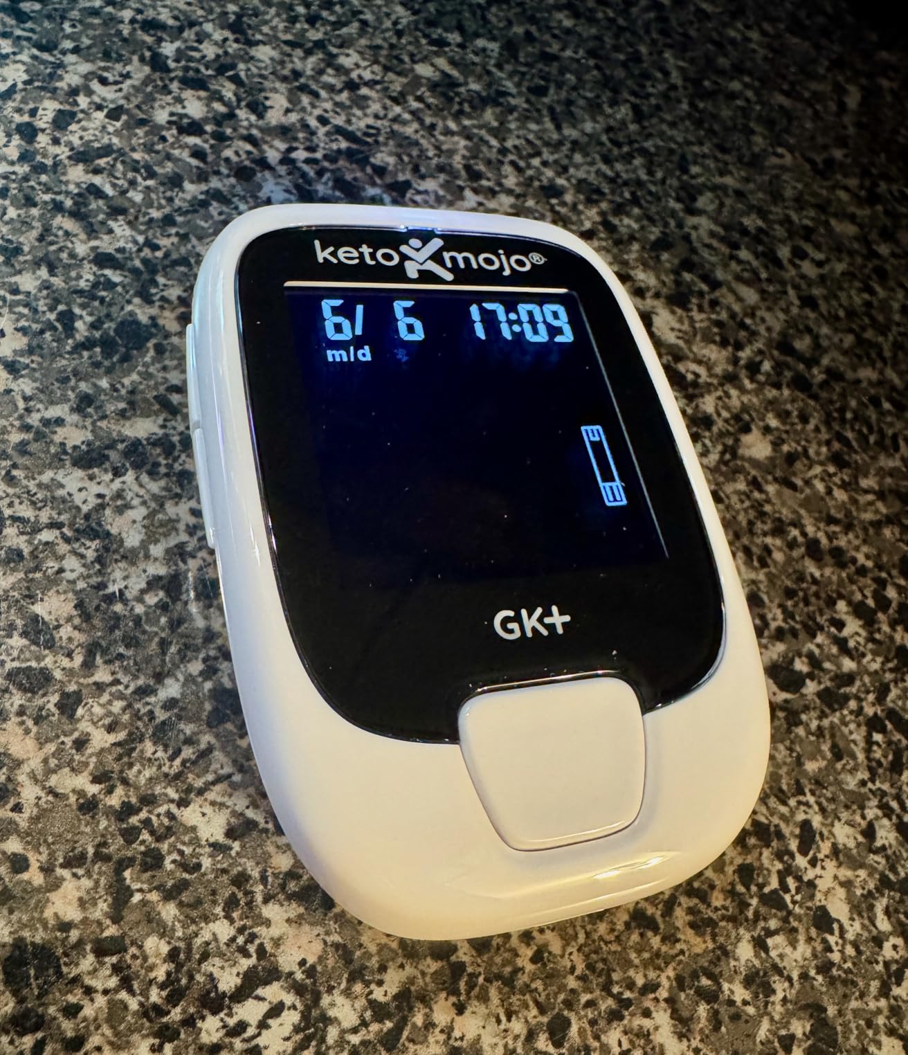 KETO-MOJO GK+ Bluetooth Glucose & Ketone Testing Kit + Free APP for Ketosis & Diabetes Support. 20 Blood Test Strips (10 Each), Meter, 20 Lancets, Lancing Device, and Control Solutions customer photo 2