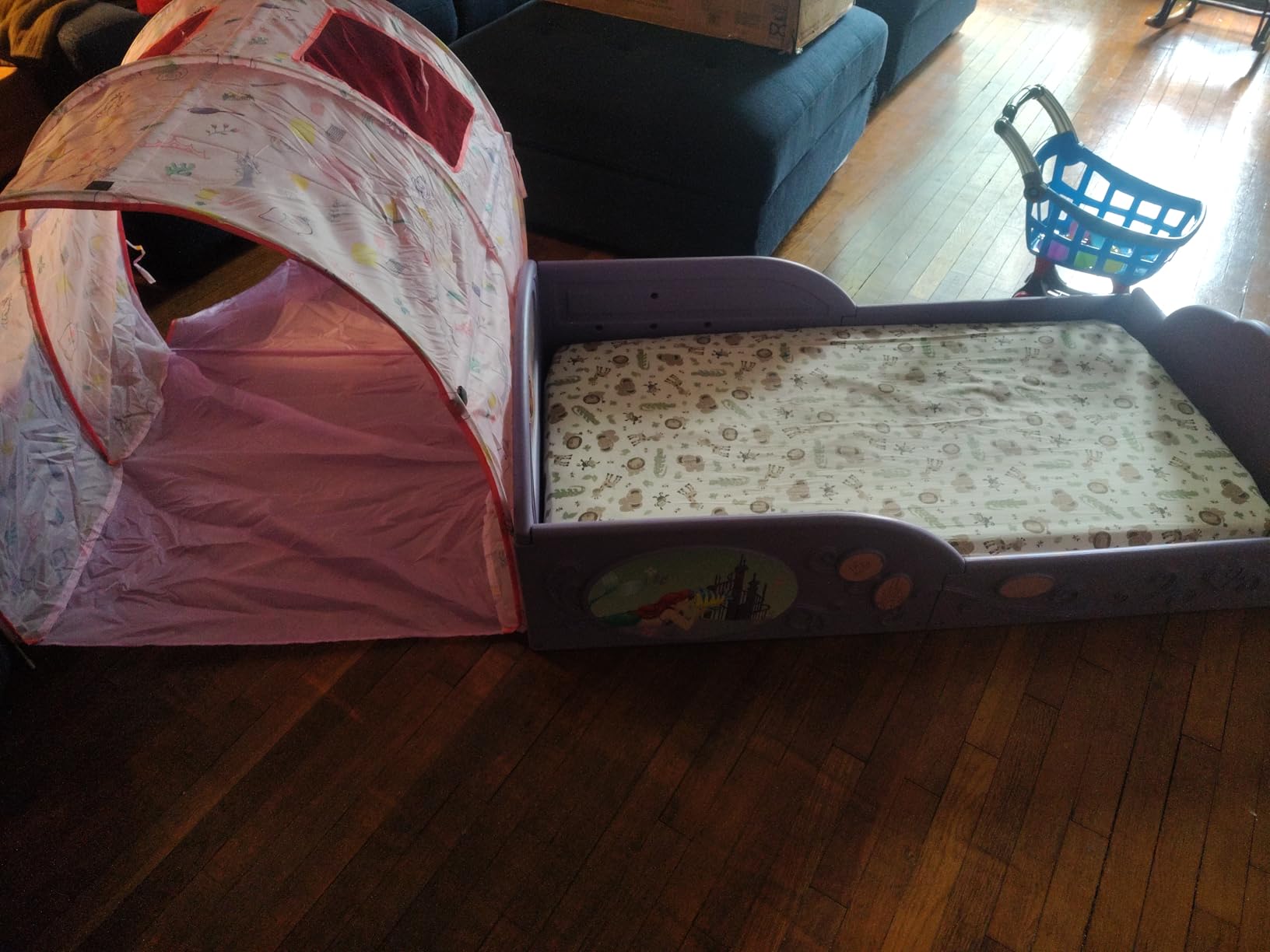 Marvel Spider Man Sleep and Play Toddler Bed with Tent by Delta Children customer photo 1