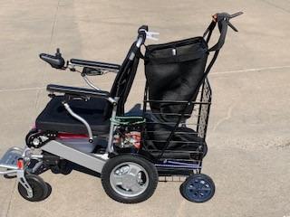 Porto Mobility Ranger Discovery XL Wide Seat Lightweight Foldable Heavy Duty Weatherproof Electric Wheelchair, Portable, only 50 lbs Powerful Motors All Terrain Folding Power Wheelchair (XL Wide Seat) customer photo 1
