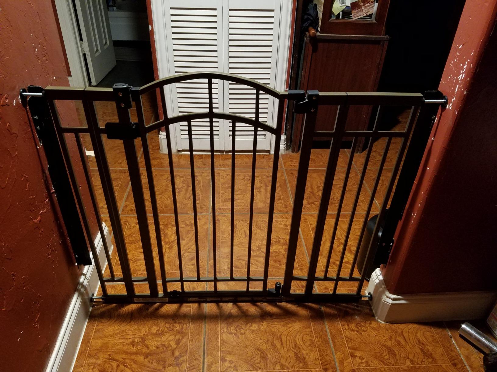 Ingenuity Multi-Use Decorative Extra Tall Walk-Thru Baby Gate, Fits 28.5-48 Inch, 36