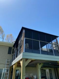 PURPLE LEAF Sunroom 12' x 14' Solarium Double Roof Gazebo, Sliding Doors customer photo 1