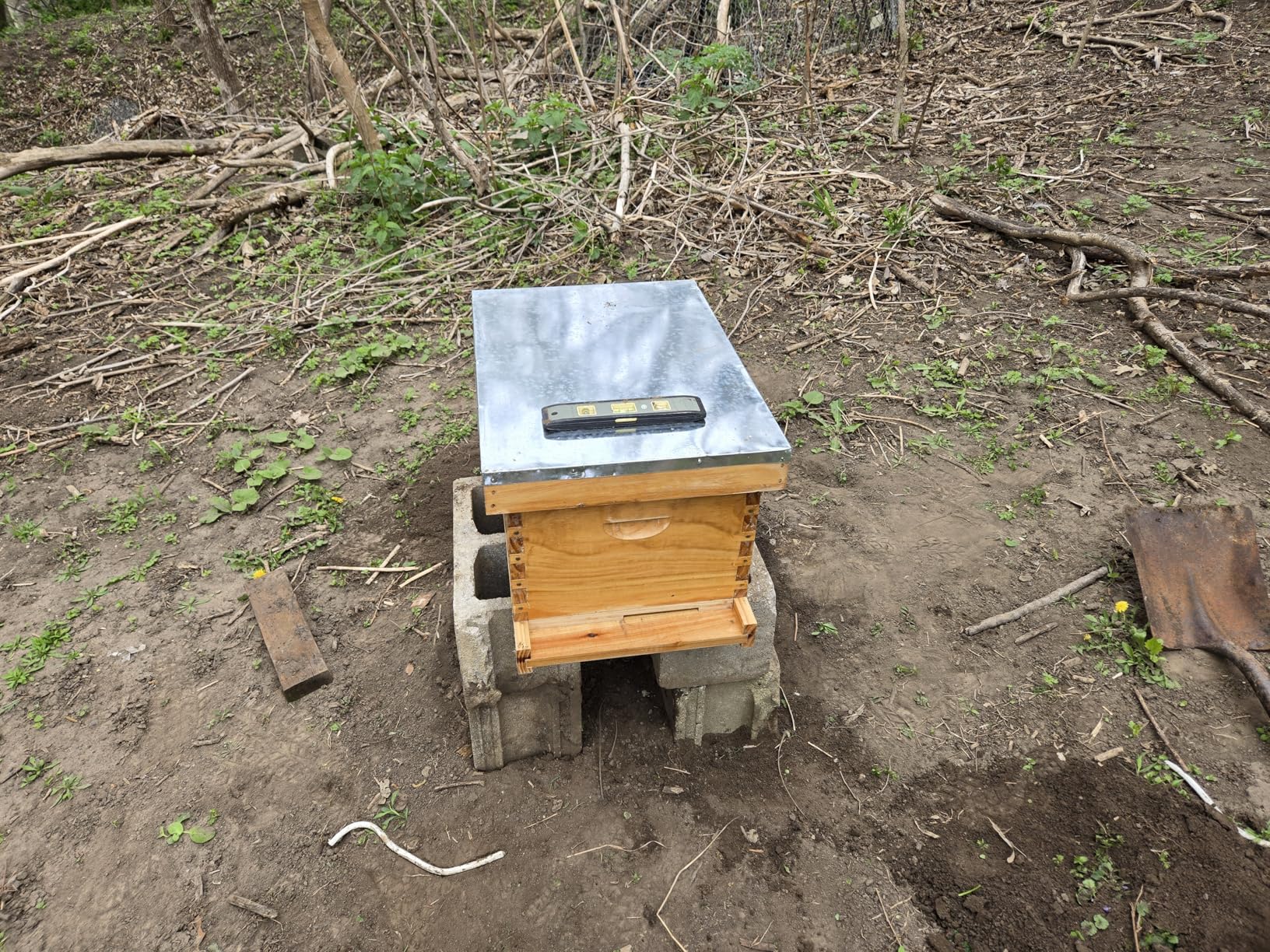 Beehive Starter Kit 8-Frame Bee Boxes and Frames Beehive Kit Wax Coated Bee Hives and Supplies Starter Kit Including Beekeeping Tools Kit with Beekeeping Veil customer photo 2