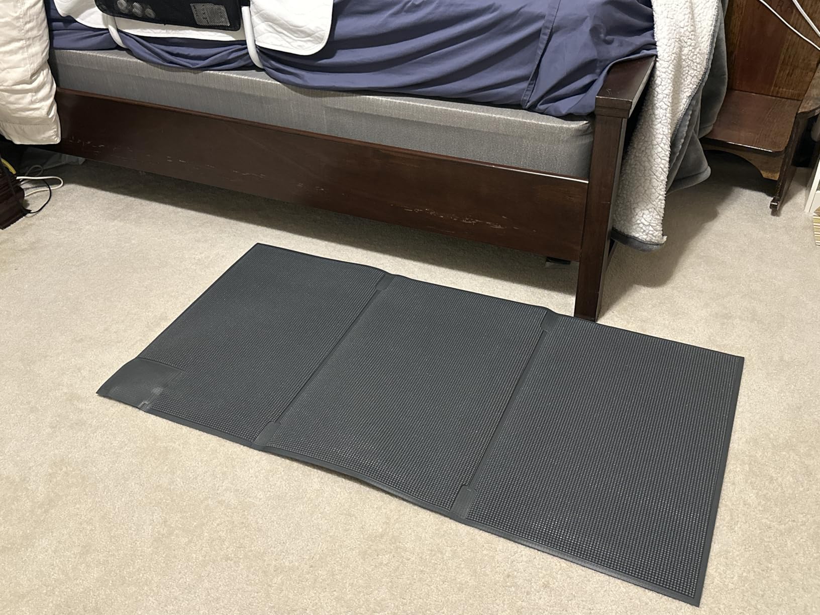 Smart Caregiver Floor Mat Alarm and Pager System - Includes Wireless Pager that Alerts When Someone Steps on the Durable 24in x 48in Floor Mat Sensor customer photo 1