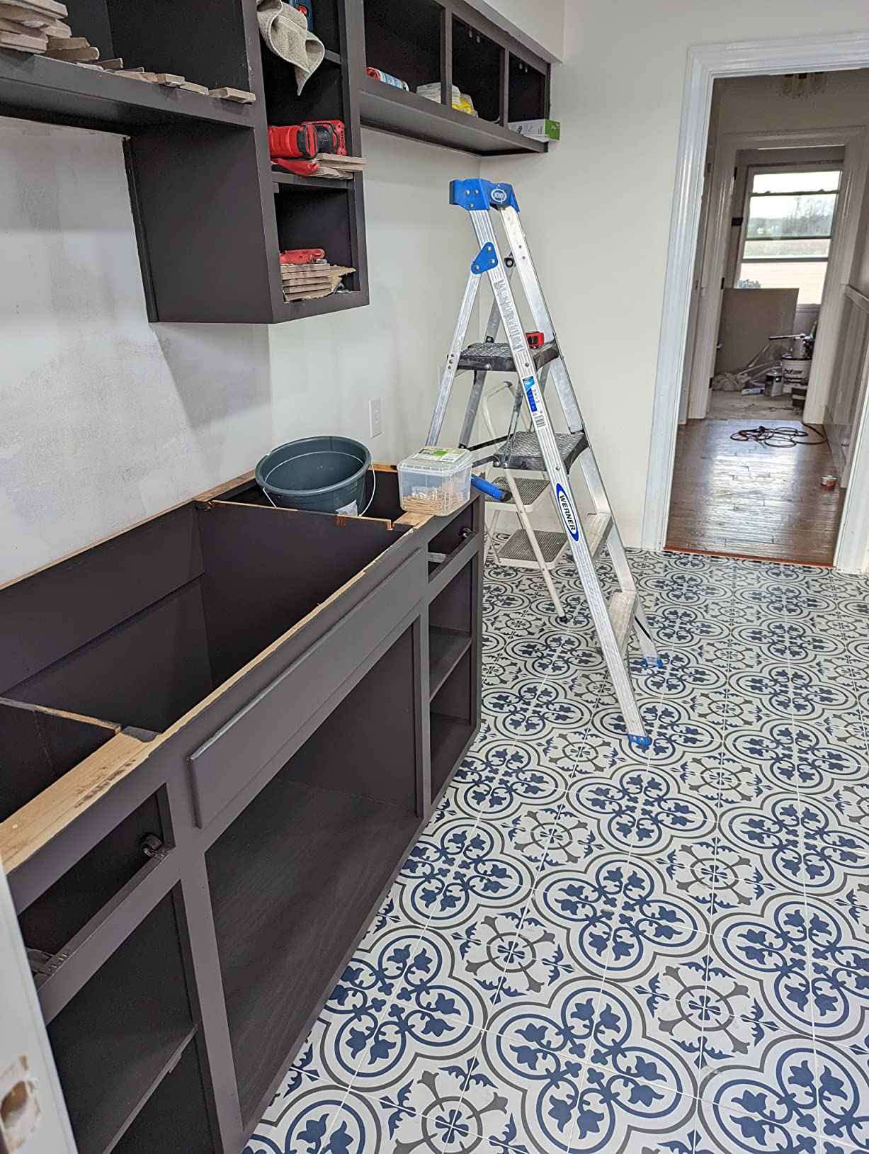 MSI Indigo 8x8in Encaustic Glazed Porcelain Wall Floor Tile Flooring customer photo 1