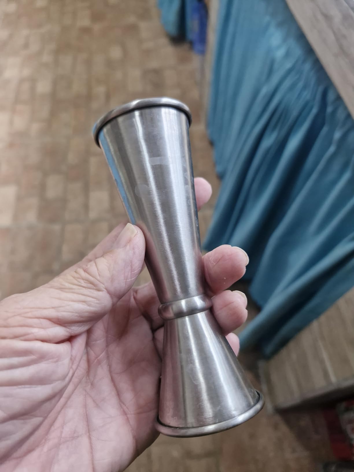 Briout Double Cocktail Jigger for Bartending, 2 OZ & 1 OZ, Rolled Edge | Premium 304 18/8 Stainless Steel, Internal Measurements, Japanese Jigger, Ideal for Bartending customer photo 1