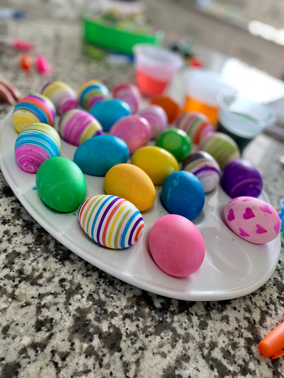 Kook Ceramic Deviled Egg Tray & Platter, Easter Egg Holder, 10-Inch Plate, Holds 12 Halves, Dishwasher, Microwave, Freezer & Oven Safe, White customer photo 1