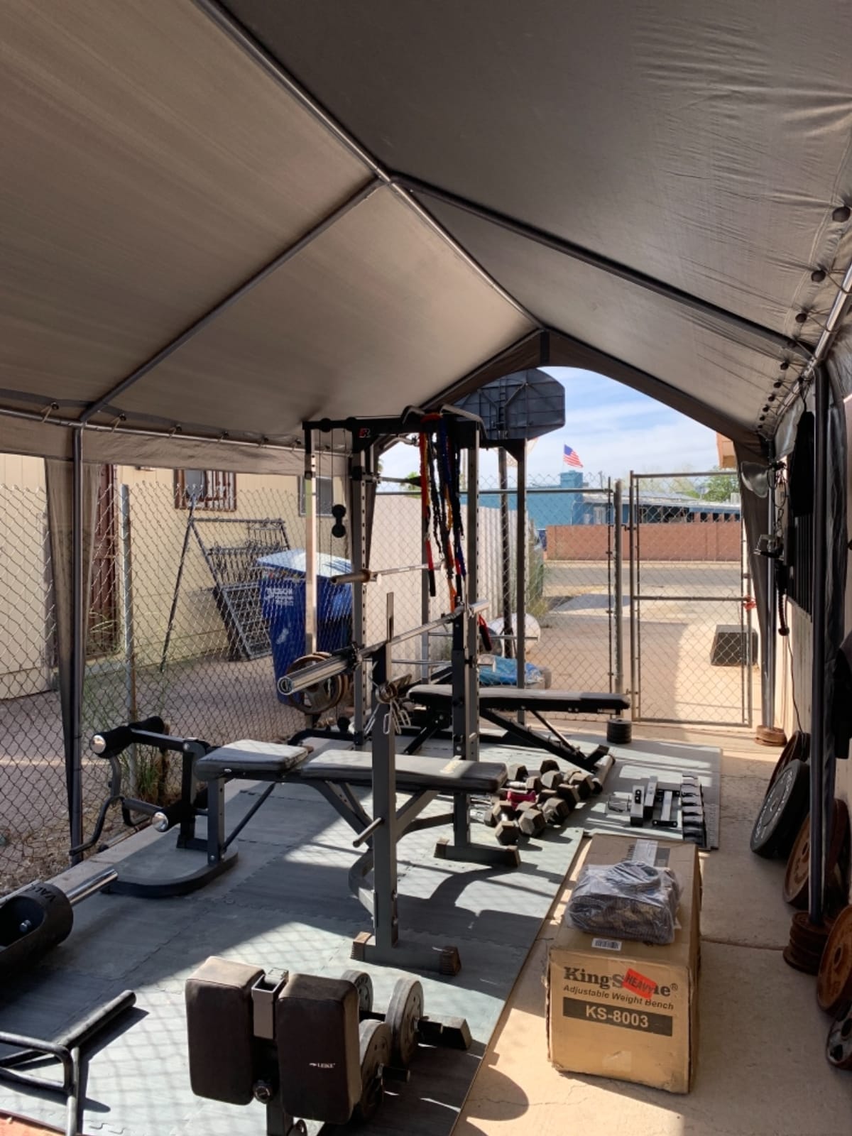Sunnyglade 10x20 Ft Heavy Duty Carport Canopy Outdoor Portable Dark Grey | Carport with PE Fabric, UV Protection, Waterproof Design, and Rust-Resistant Steel Frame for Cars, Boats & Storage customer photo 2