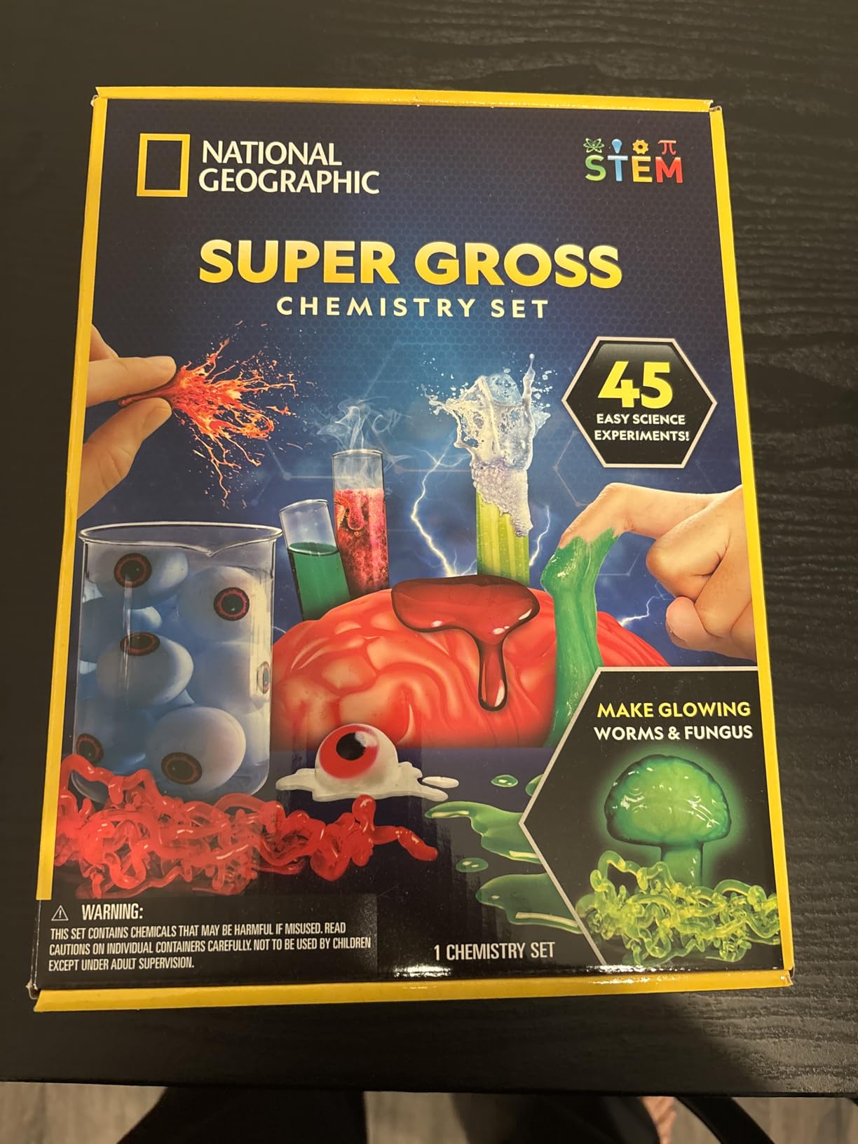National Geographic Gross Science Kit with 45 Experiments for Kids 8-12 | Brain Dissection, Slime Making, Creepy STEM Projects, Chemistry Activities, Gross Science Experiments, Birthday Gift customer photo 2