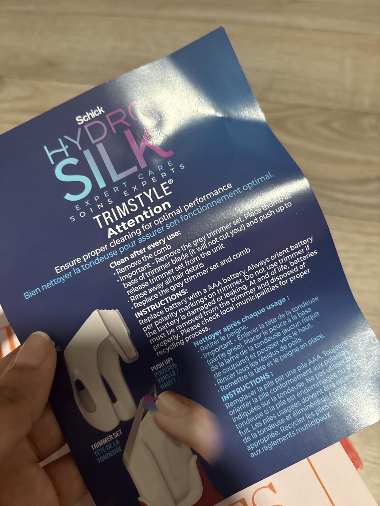 Schick Hydro Silk TrimStyle Razor with Bikini Trimmer for Women | 2-in-1 Bikini Razor for Women and Womens Trimmer for Pubic Hair, Includes 1 Waterproof Handle, 3 Refills & 1 AAA Battery customer photo 2