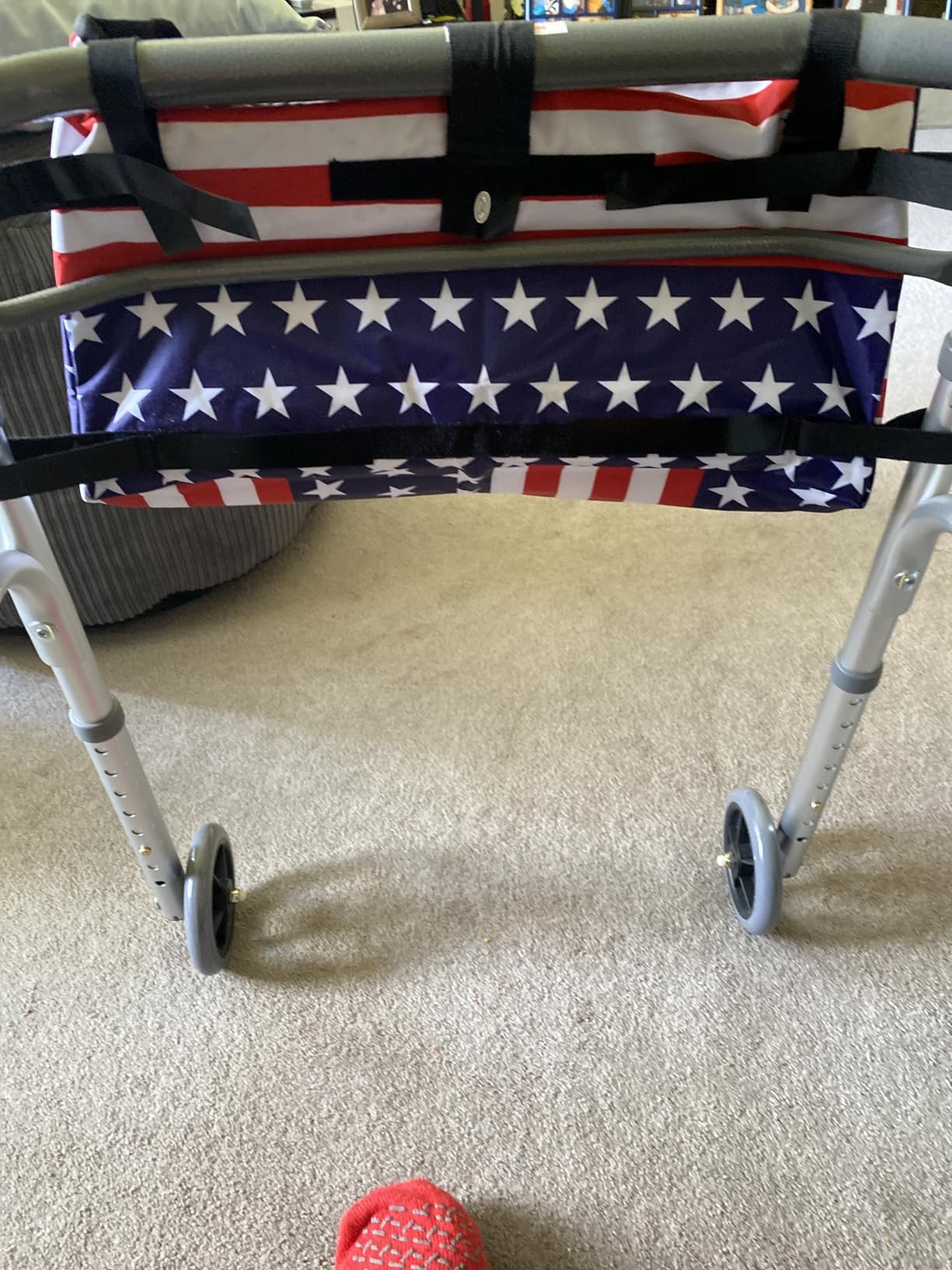 Vive Walker Bag - Accessories Wheelchair Basket Pouch (Water Resistant) | Seniors Caddy Accessory Attachment for Folding, Rolling Walkers - Carry Storage Carrier Tote - Lightweight, Universal Size customer photo 1