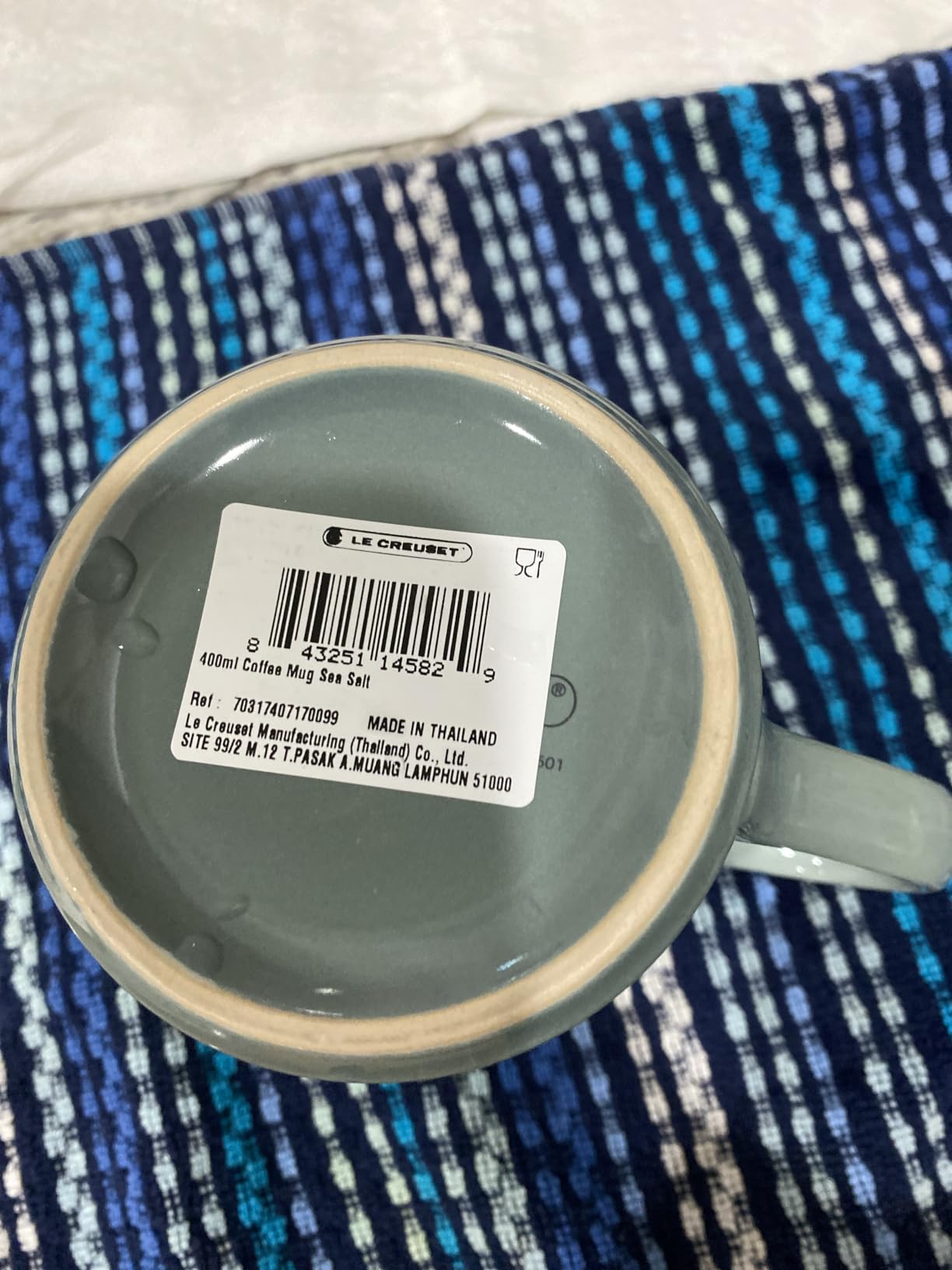 Le Creuset Stoneware Vancouver Mug, 14 oz., Artichaut customer photo 2