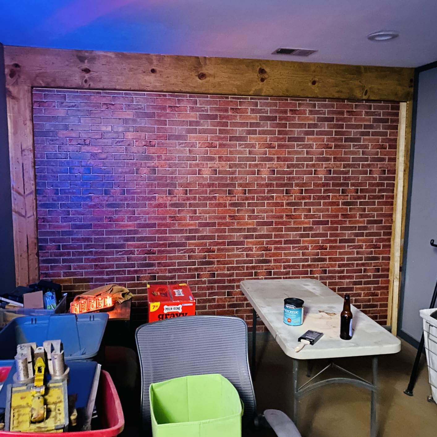 3D Faux Red Brick Wall Panels, Realistic Finish, Pack of 10, 29.2 Sq Ft | Lightweight PVC, 17.5